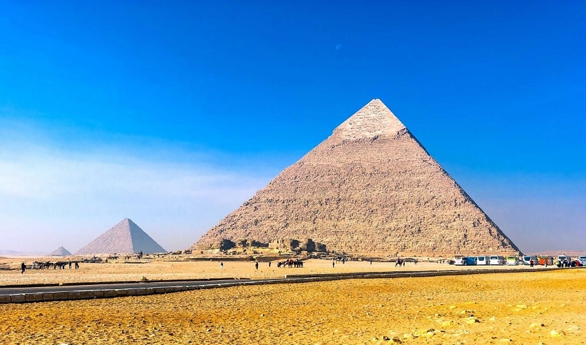 Visite aux pyramides de Gizeh et du Sphinx